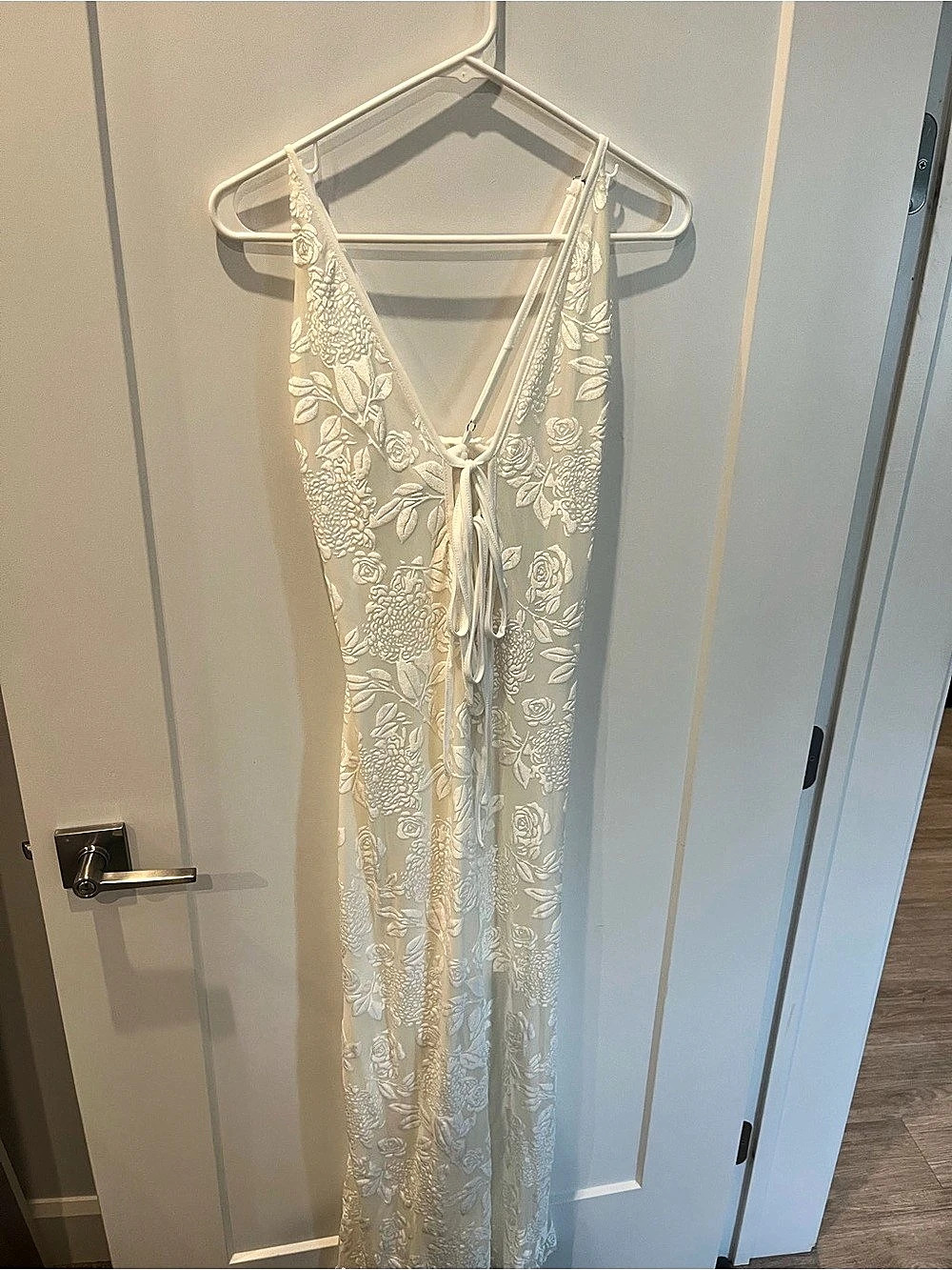 Hello Molly The Floral Hour Maxi Dress White Floral Maxi Dress White US 6